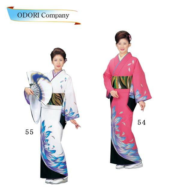 踊り用 着物 付下げ 附下 訪問着 袷 胴抜き 単衣 セミオーダー仕立て上がり 絵羽 国内染