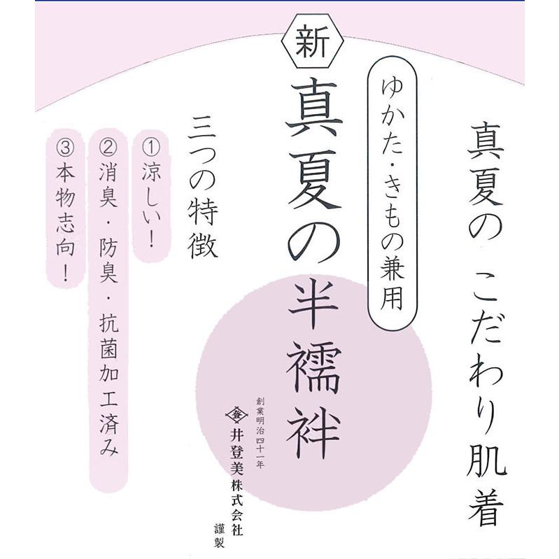 半襦袢 和装 下着 インナー 夏用 肌着 袖替え うそつき 日本製 抗菌