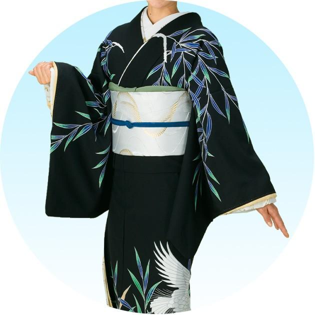 踊り 着物 裾引き 芸者着 仕立上がり ポリエステル 日本舞踊、歌謡舞踊