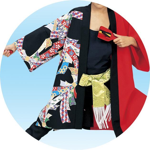 よさこい 衣装 子供 法被 ロング 長法被 長袢天 Sサイズ キッズ