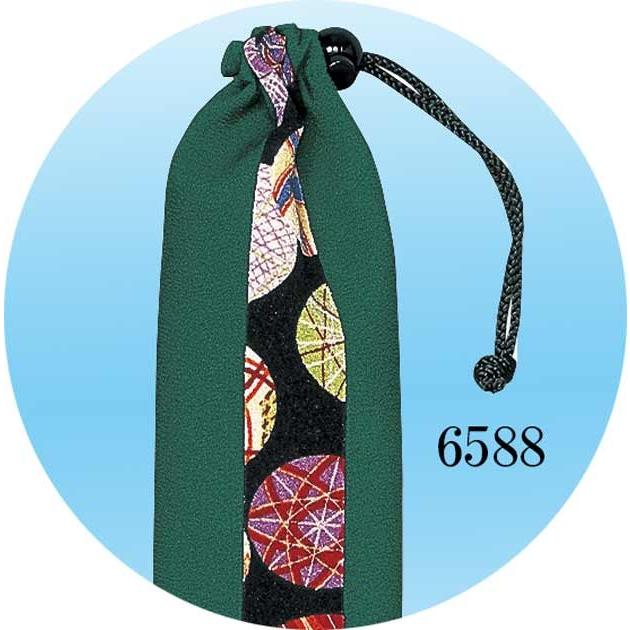 仕舞扇2本と扇子袋ひとつ 扇子袋 扇子入れ 2本用 手毬 舞扇子 赤 紫 グリーン 紺 オレンジ