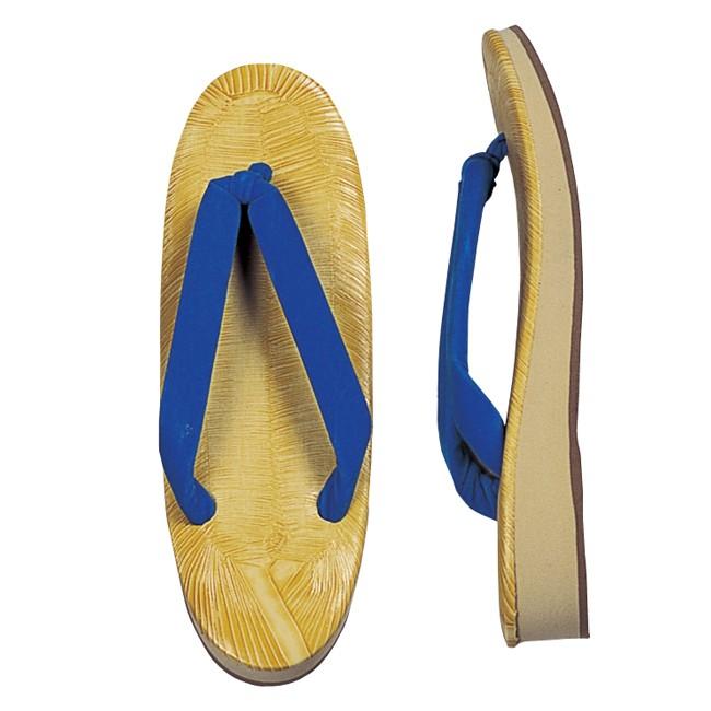 草履 ぞうり 踊り用 よさこい 祭り 青 グリーン 赤 巾7.5~8.5cm 長さ23.5cm Ｍ〜Ｌ |  | 01