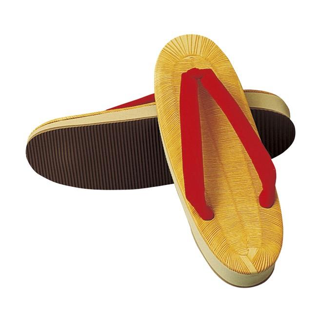 草履 ぞうり 踊り用 よさこい 祭り 青 グリーン 赤 巾7.5~8.5cm 長さ23.5cm Ｍ〜Ｌ |  | 03