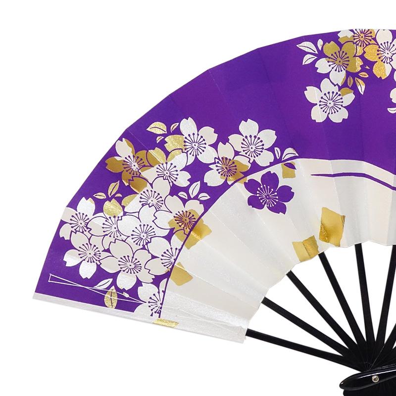 扇 舞扇子 アウトレット お買得 現品限り パール地 踊り用 日本舞踊 黒