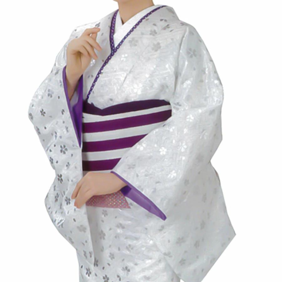 裾引き すそひき おひき 踊り 着物 舞踊 仕立て上がり 白地 銀箔 裾引き すそひき おひき 踊り 着物 舞踊 仕立て上がり 白地 銀箔