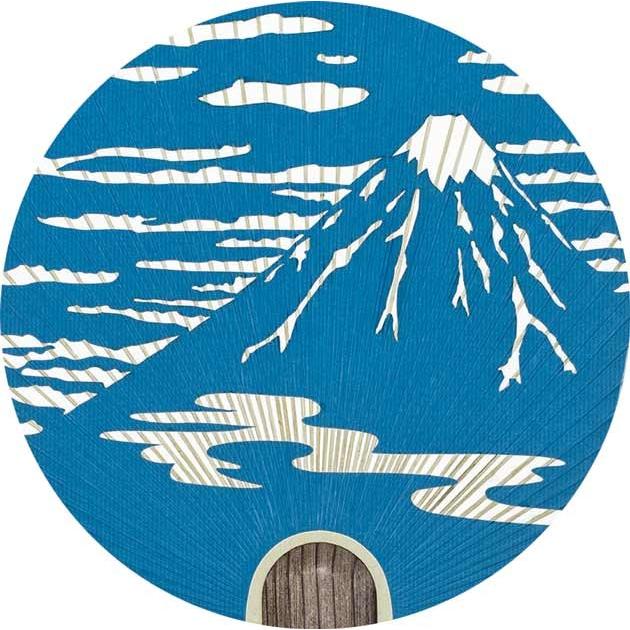 うちわ 京うちわ 高級 おしゃれ 柄 富士山 2164-2165 : ODORI Company