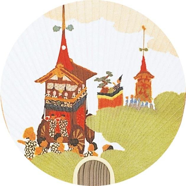 うちわ 京うちわ 高級 おしゃれ 柄 祇園祭 京都 2931-2935 : ODORI 