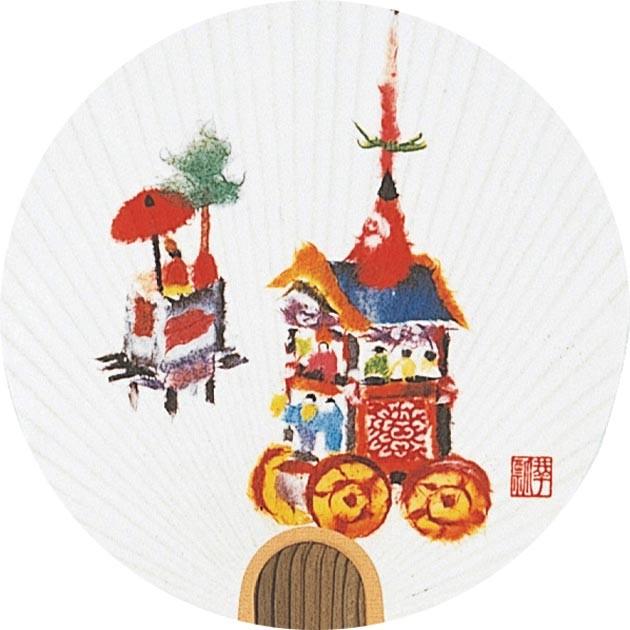 うちわ 京うちわ 高級 おしゃれ 柄 祇園祭 京都 2931-2935 : ODORI 