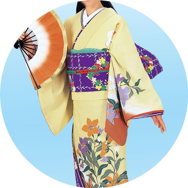 踊り 着物 裾引き 芸者着 仕立上がり ポリエステル 大衆 演劇 : ODORI