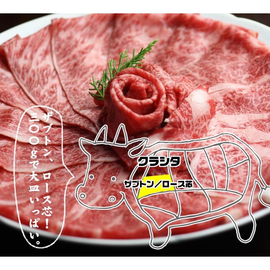 お歳暮ギフト 黒毛和牛のザブトン(ハネシタ)と肩ロース芯[300g×1パック] 約2人前 / プレゼント ギフトお取り寄せグルメ しゃぶしゃぶ・すき焼き用 |  | 02