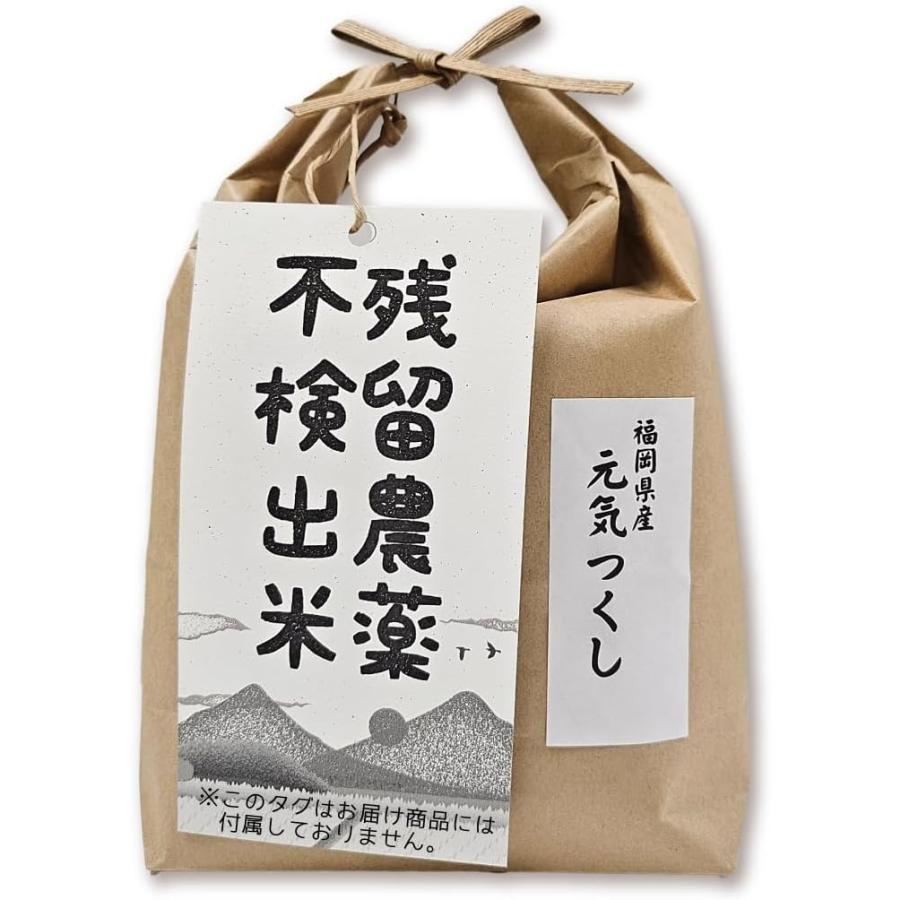 元気つくし 安さより毎日の安心と美味しさで選ぶお米 残留農薬不検出
