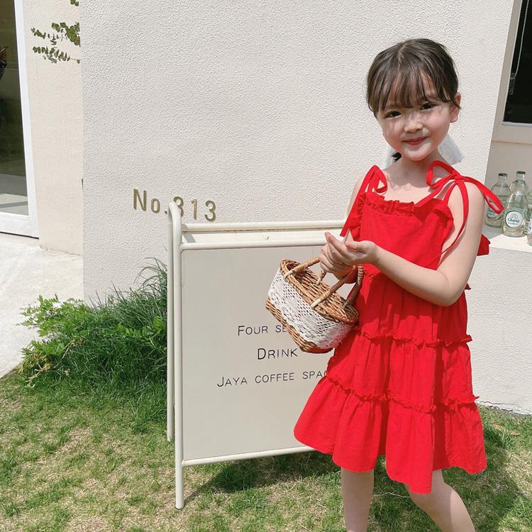 キッズ ワンピース ノースリーブ 夏 春 ベビードレス 80 90 100 110