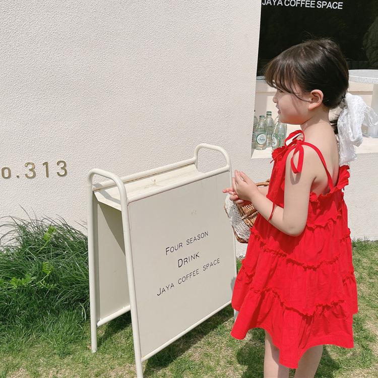 キッズ ワンピース ノースリーブ 夏 春 ベビードレス 80 90 100 110