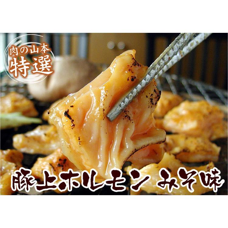 豚上ホルモン みそ 220g バーベキュー BBQ 「メーカー（千歳ラム工房/肉の山本）より直送」※一部商品のみ同梱可 |  | 02