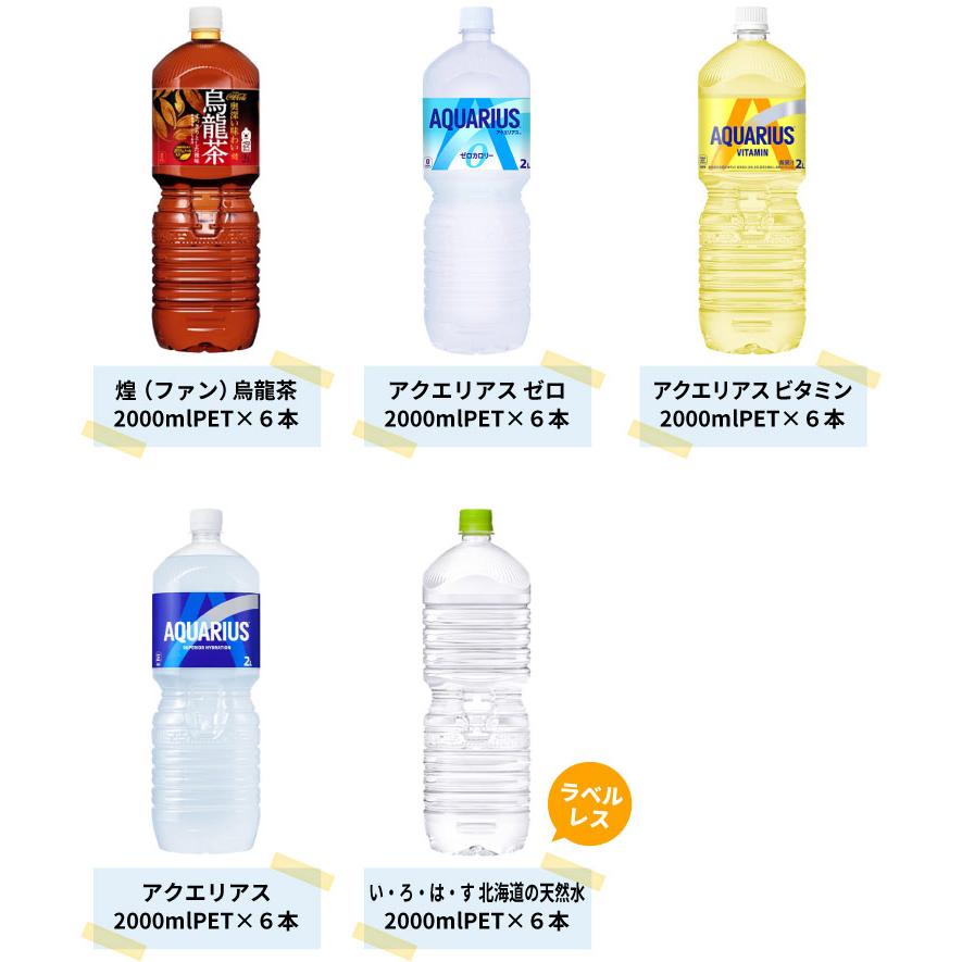 Coca Cola（コカコーラ） 【よりどり選べる 2ケース】2L ペットボトル