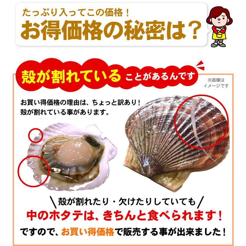 殻付き 北海道産 ホタテ 合計1.5キロ ほたて 冷凍 業務用パック 送料無料（沖縄宛は別途送料を加算） |  | 07