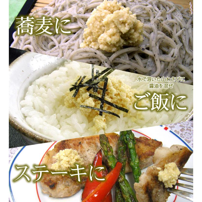 メール便 送料無料 北海蝦夷山わさび（フリーズドライ）1袋18g（代引