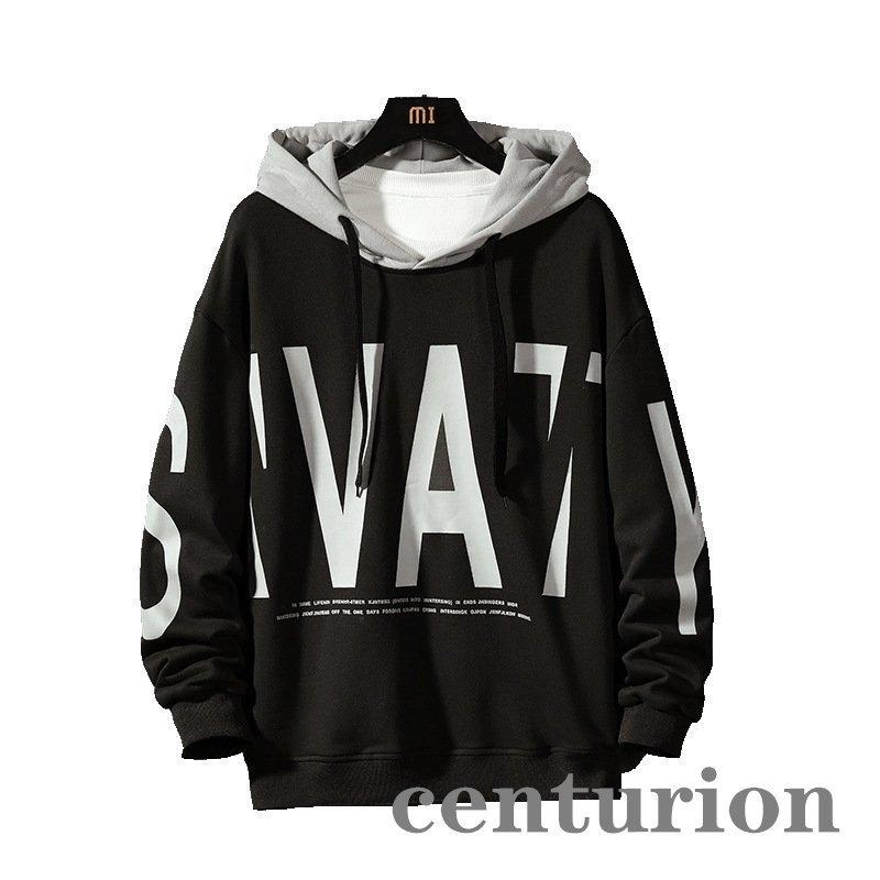 パーカー メンズ おしゃれ スウェット フード付き 長袖 英字 プリント 切り替え トップス メンズパーカー新作 アウター 春 春秋 代30代40代 大きいサイズ