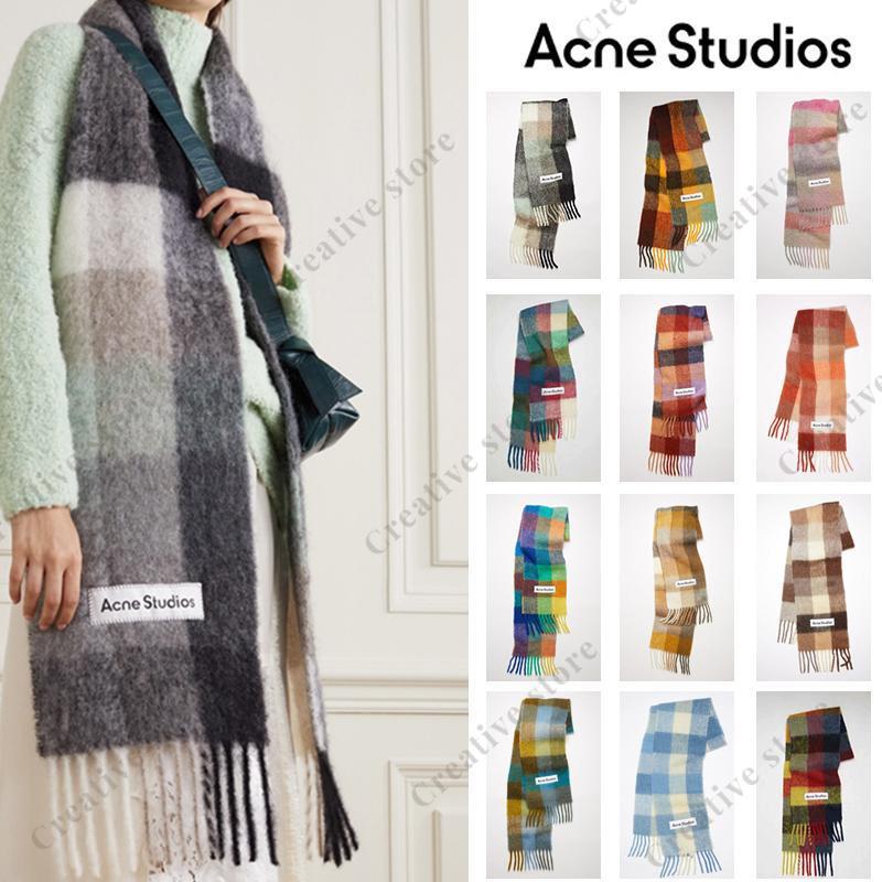 高級ブランド acne studious アクネストゥディオス マフラー 黒