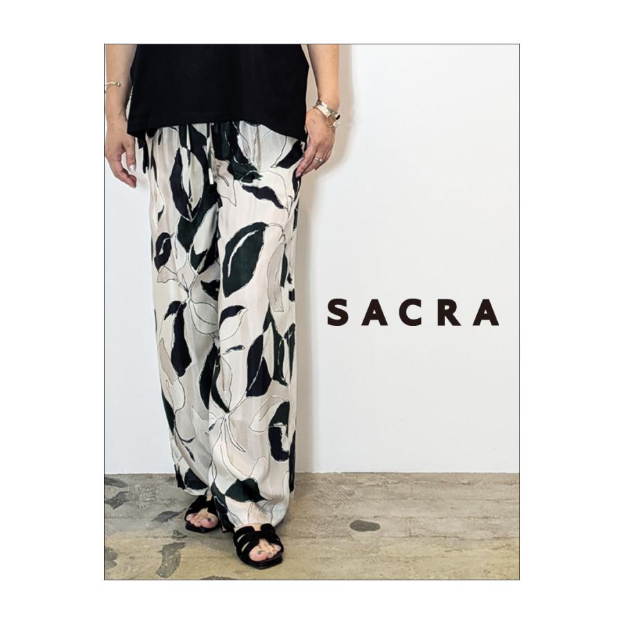 SACRA（サクラ） MODERN LEAVES PANTS（モダン リーフ パンツ