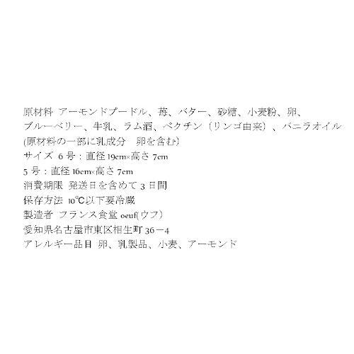 いちごとブルーベリーのタルト ハート型　バースデーケーキ　結婚記念日ケーキ |  | 04