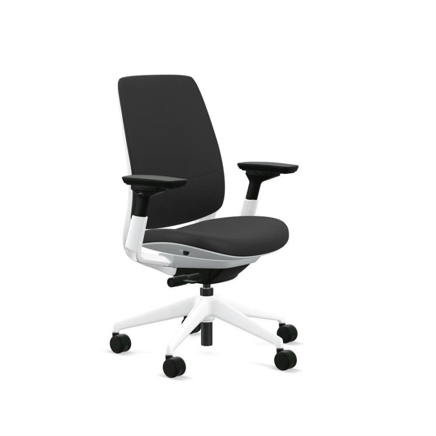 Steelcase スチールケース / Series2（シリーズ2） / 標準ファブリック / 可動肘 / ランバーサポート付き / シーガルフレーム / 張地：NewBlackLicorice 他 | Steelcase | 01