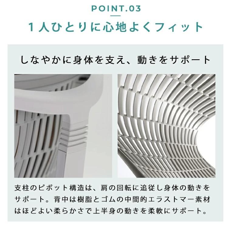 ITOKI　アクト2　Act2　可動肘　ランバーサポートあり　クロスヘッド　テクスチャードファブリック　樹脂脚　メッシュバック　ウレタンキャスター_10