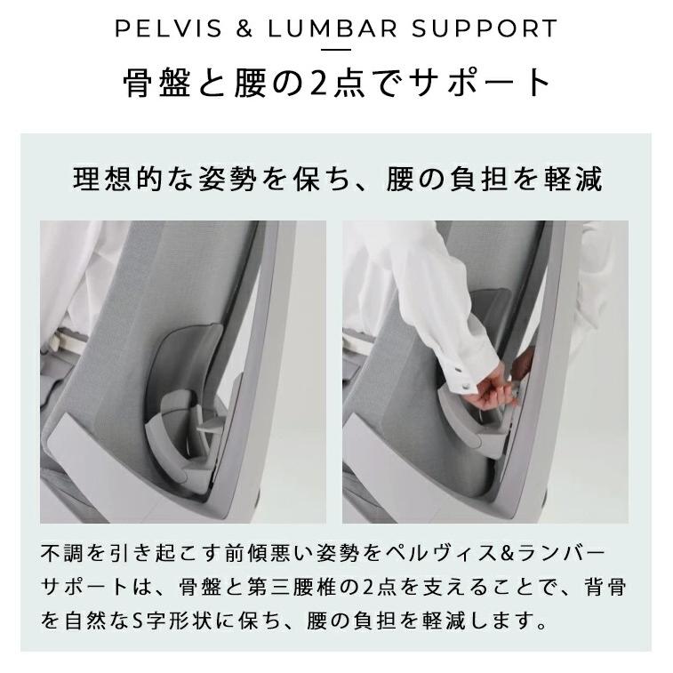 ITOKI　アクト2　Act2　可動肘　ランバーサポートあり　クロスヘッド　テクスチャードファブリック　樹脂脚　メッシュバック　ウレタンキャスター_7
