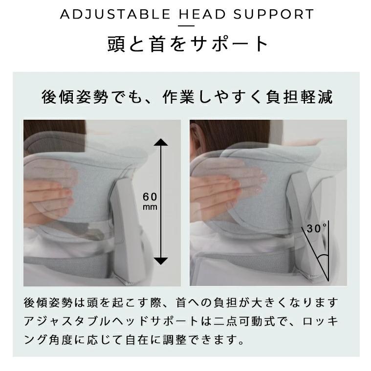 ITOKI　アクト2　Act2　可動肘　ランバーサポートあり　クロスヘッド　テクスチャードファブリック　樹脂脚　メッシュバック　ウレタンキャスター_8
