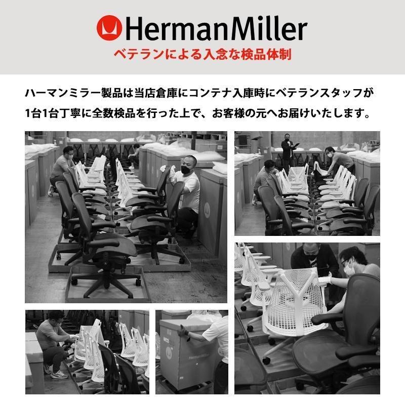 アーロンチェア リマスタード HermanMiller A/B/Cサイズ オニキス ウルトラマット 標準キャスター(BB) ポスチャーフィットSLフル装備｜of9｜12