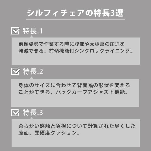 オカムラ シルフィー（sylphy）／エクストラハイバック／背面メッシュ／アジャストアーム／ランバーサポート／樹脂脚／ウレタンキャスター C68AZS-FMP1 | シルフィー | 01