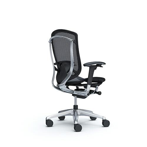 オカムラ コンテッサ セコンダ／ハイバック／ポリッシュフレーム／可動肘／座メッシュ／ブラックボディ or ホワイトボディ／ランバー有 | コンテッサ | 01