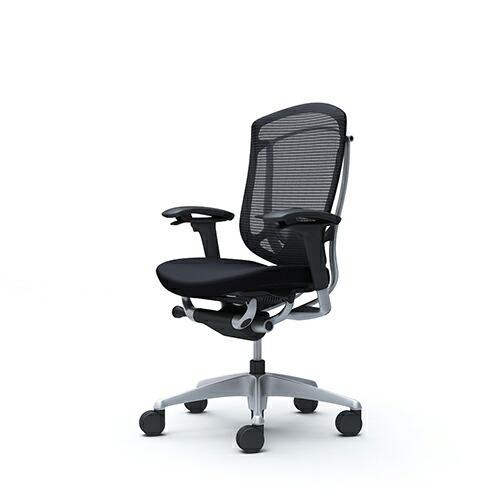 オカムラ コンテッサ セコンダ / ハイバック / HD無 / 可動肘 / 座クッション / シルバーフレーム / ブラック or グレーボディ / ランバー有 | コンテッサ