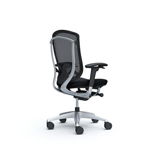 オカムラ コンテッサ セコンダ / ハイバック / HD無 / 可動肘 / 座クッション / シルバーフレーム / ブラック or グレーボディ / ランバー有 | コンテッサ | 01