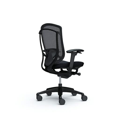 オカムラ コンテッサ セコンダ / ハイバック / HD無 / 可動肘 / 座クッション / ブラックフレーム / ブラックボディ / ランバー有 | コンテッサ | 01