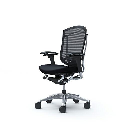 オカムラ コンテッサ セコンダ / ハイバック / ポリッシュフレーム / 可動肘 / 座クッション / ブラック or ホワイトボディ / HD無  / ランバー有 | コンテッサ