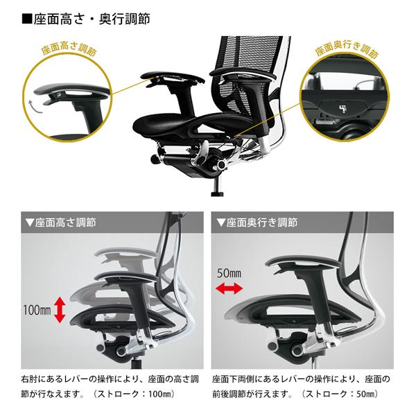 オカムラ コンテッサ メッシュ コンテッサセコンダ」座面/メッシュ フレーム/ブラック ボディー