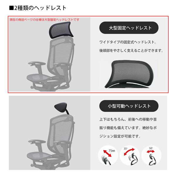 オカムラ コンテッサ セコンダ / エクストラハイバック（大型固定HD） / 座クッション / 可動肘 / ブラックフレーム / ブラックボディ / ランバー付 CC87MS | コンテッサ | 09