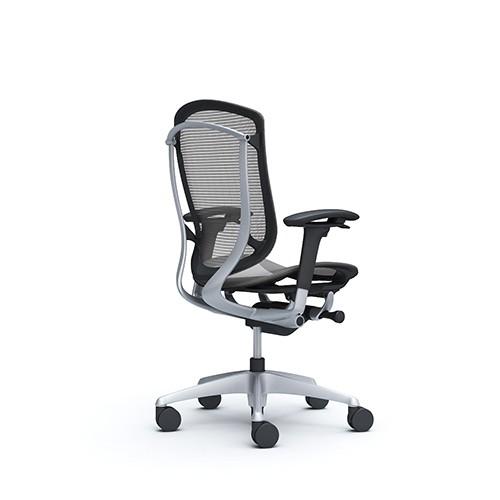 コンテッサ ヘッドレスト ハイバック メッシュ ワーク ブルー チェア CC87MS-FPC6 オカムラ コンテッサセコンダ エクストラハイバック