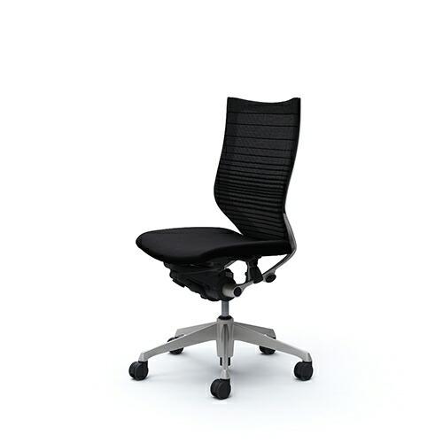 オカムラ バロン / グラデーションメッシュ / 座面：クッション / ハイバック / フレーム：シルバー / 肘掛なし / ウレタンキャスター | バロン（オカムラ）