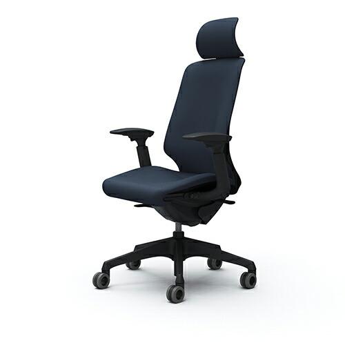 オカムラ  スフィア／エクストラハイバック／固定ヘッド／座面奥行調整あり／可動肘／ボディ・脚カラー：選択／背・座カラー：リネット／ホローキャスター | オカムラ | 03