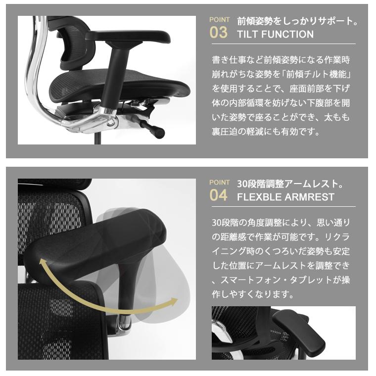 メーカー組立済完成品 エルゴヒューマン プロ2 オットマン内蔵型