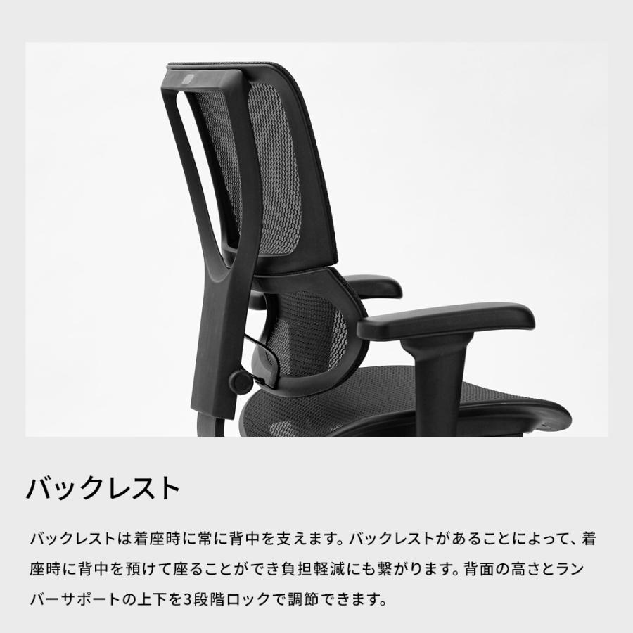 25/5発売新モデル 【お客様組立品・在庫品即納】エルゴヒューマン フィット セレクト （Ergohuman Fit2 Select）アームレスト有 オフィスチェア | エルゴヒューマン | 12