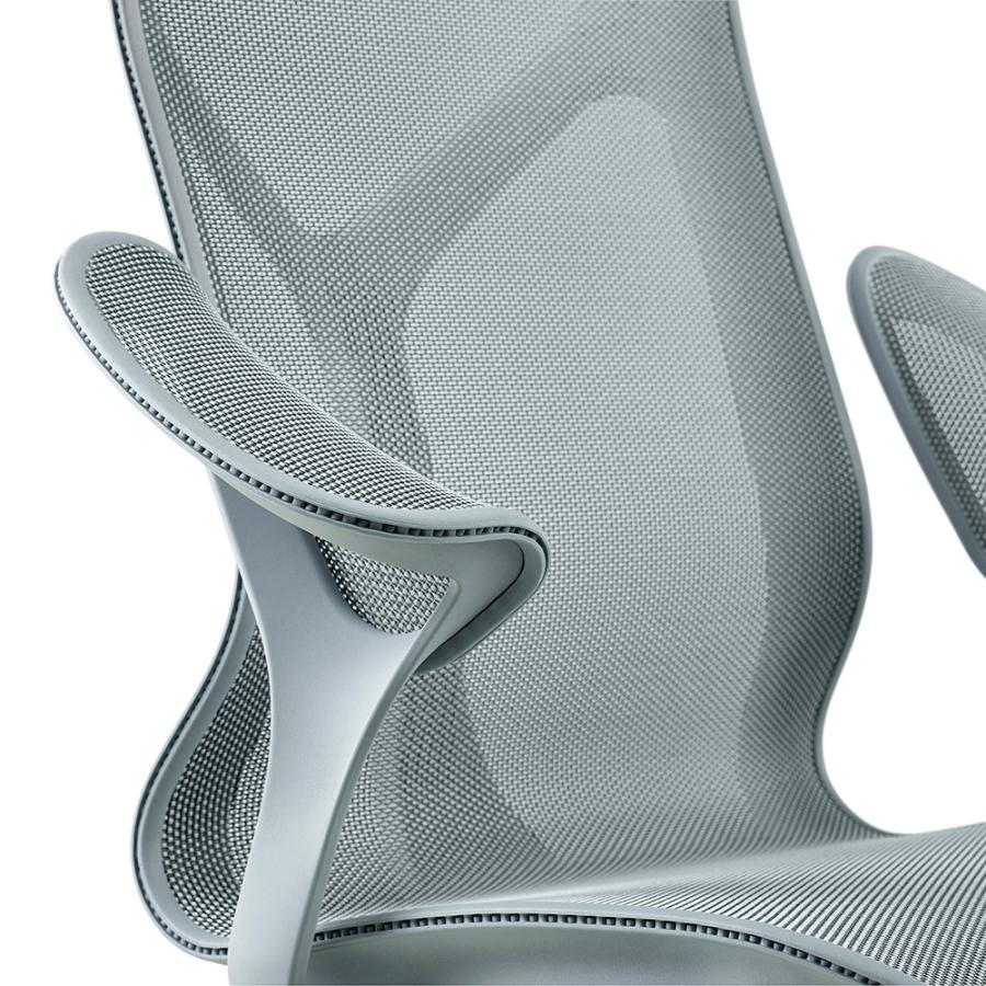 HermanMiller コズムチェア（Cosm）ミドルバック/リーフアーム/フレーム＆ベース＆アーム＆シート：ディップトインカラーから選択/ハードソフト兼用キャスターの画像