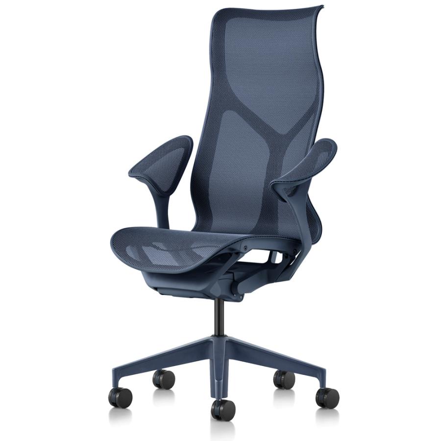 HermanMiller コズムチェア／ハイバック／フレーム＆ベース＆アーム＆張地：ディップドインカラー(3色)から選択／リーフアーム／ハード・ソフト兼用キャスター | Herman Miller | 04