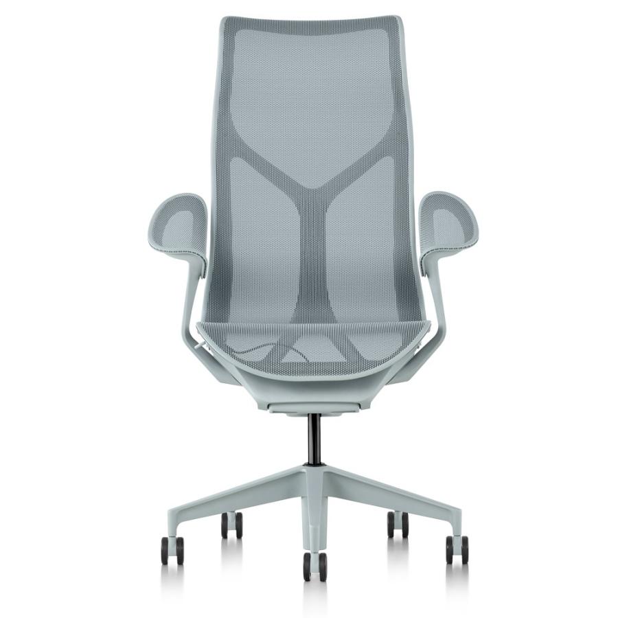 HermanMiller コズムチェア／ハイバック／フレーム＆ベース＆アーム＆張地：ディップドインカラー(3色)から選択／リーフアーム／ハード・ソフト兼用キャスター | Herman Miller | 08