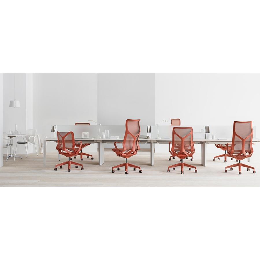 Herman Miller  コズムチェア（Cosm）ハイバック／フレーム＆ベース＆アーム＆シート張地：ディップドインカラーから選択／固定アーム／硬・軟床兼用キャスターの画像
