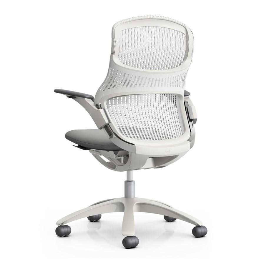 Knoll Genearation（ジェネレーション）ハイトアジャスタブルアーム(高さ調節肘)／ベース：樹脂脚／フレームカラー：ライト(L) 背・座カラーをご選択 | Knoll（インテリア） | 01