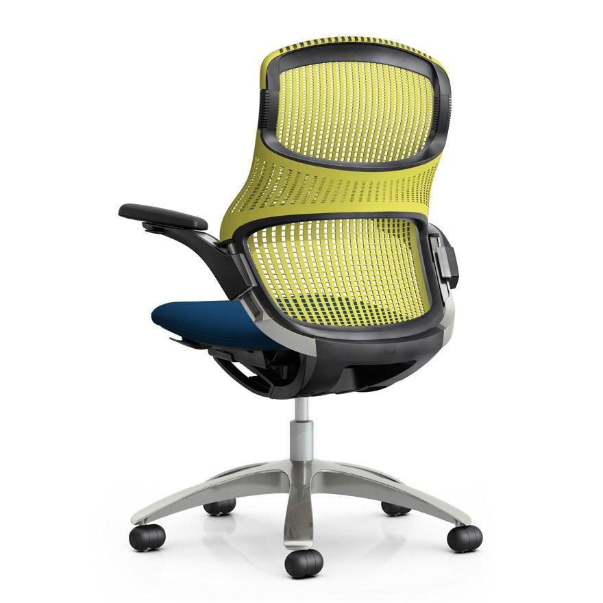 Knoll Genearation（ジェネレーション）／ハイパフォーマンスアーム／ベース：アルミミラー脚／フレームカラー：ダーク(D) 背・座カラーをご選択 | Knoll（インテリア） | 01