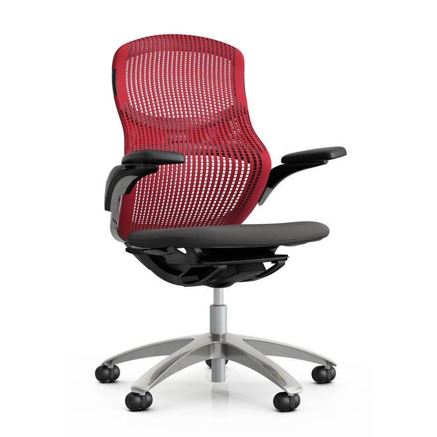 Knoll Genearation（ジェネレーション）／ハイパフォーマンスアーム／ベース：アルミミラー脚／フレームカラー：ダーク(D) 背・座カラーをご選択 | Knoll（インテリア） | 03